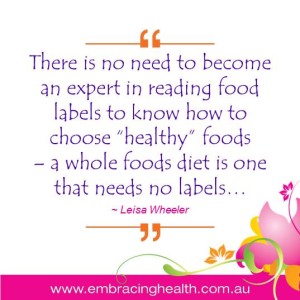 A Whole Foods Diet Needs No Labels