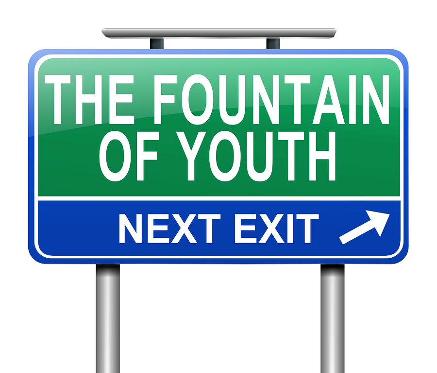 Fountain Of Youth Concept.